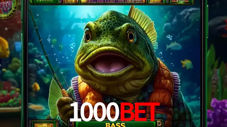 Personagem de peixe pescador do popular jogo de slot com tema de pescaria, uma das emocionantes opções de caça-níqueis para jogar e ganhar no cassino 1000bet.